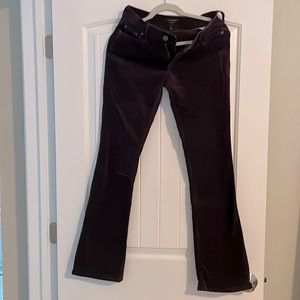 Slim bootcut corduroy pants